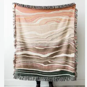 Custom Woven Blanket Tapestry Throw Moon And Sun Rugs