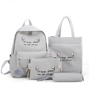 Costumbre africana barato niños de impresión de sublimación mini volver paquete 4pcs mujer impermeable adolescente Niña de <span class=keywords><strong>la</strong></span> escuela Mochila De conjunto - Product Image 1