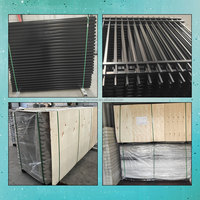 Valla de metal galvanizada para jardín, valla de 1,8 m de altura, venta al por mayor, fabricante chino