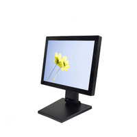 17 pouces haute résolution 1280*1024 moniteur à écran tactile capacitif Interface USB et DVI nouveau produit avec support