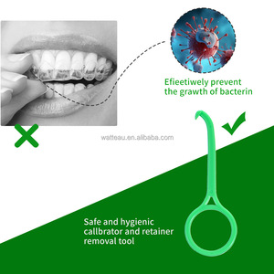 Mini dispositivo di rimozione dell'allineatore ortodontico giallo di alta qualità facile da usare Multi-Purpose denti bretelle prodotto per l'igiene orale - Product Image 5