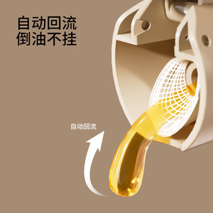 FaSoLa Kitchen Silicone Oil Bottle Spout Automatic Opening Closing Drip Free Backflow Prevention For Vinegar Soy Sauce - Product Image 1