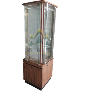 Vetrina in Vetro con Illuminazione LED e Copertura in Vetro ad Alta Trasparenza, Espositore Multilivello Perfetto per Oggetti - Product Image 6