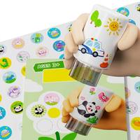 Autocollants en plastique à prix d'usine pour récompenses et encouragement des enfants, jouet personnalisable avec votre design d'autocollant