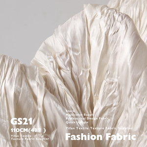 Telas <span class=keywords><strong>de</strong></span> moda que fluyen líquido brillo Natural arrugas desordenadas telas plisadas para ropa camisa <span class=keywords><strong>de</strong></span> vestir - Product Image 3