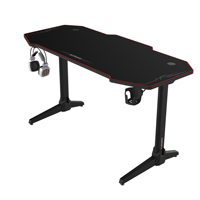 Table de Gaming Pro pour ordinateur de bureau, avec éclairage LED, support de gobelet et casque, nouvelle collection