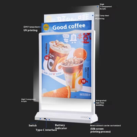 Boîte à Lumière Magnétique LED Ultra-Mince Rectangle Panneau d'Affichage Intérieur Mural Suspendu Décoratif en Aluminium Ascenseur Usine Directe