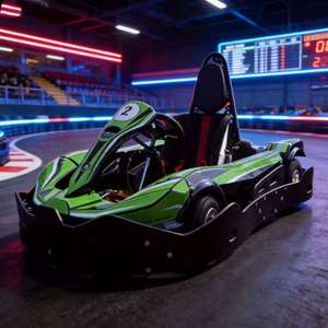 Kart de course électrique RACE Elite - 1000W, alimenté par batterie, pour enfants et adolescents, piste extérieure, usine OEM - Product Image 2