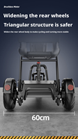Scooter électrique pliable à 3 roues, 1000W, moteur sans balais, léger, best-seller, pour les trajets quotidiens de courte durée