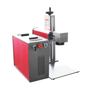 Machine de gravure et de marquage laser à fibre 20W-100W CNC portable de table avec support IA pour marquage profond sur métal - Product Image 1