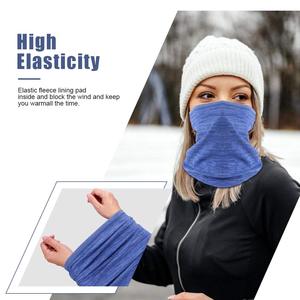 2 Packs de cache-cou d'hiver en polyester <span class=keywords><strong>polaire</strong></span> et couvre-masque coupe-vent pour hommes et femmes par temps froid - Product Image 2