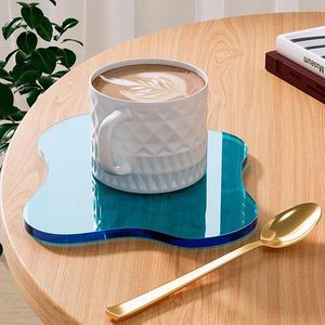 Posavasos Acrílicos Decorativos Transparentes con Forma de Huevo de Dinosaurio y Nube, Decoración para Tazas de Café, Perfectos para Proteger y Decorar la Mesa - Product Image 5