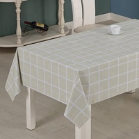Nappe Florale Tissée en PVC RNPT, Résistante à la Chaleur, Anti-Huile, Imperméable, Certifiée SGS, Carrée, de Luxe, pour une Entretien Facile