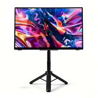 Support de moniteur portable en aluminium à hauteur réglable et télescopique pour écran de bureau, avec fixation magnétique – Vente chaude usine