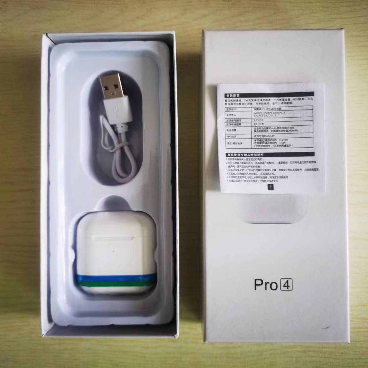 Наушники BT Tws Pro 4 Pro 5 BT5.0 наушники с сенсорным управлением беспроводные наушники Pro4 Pro5 Tws