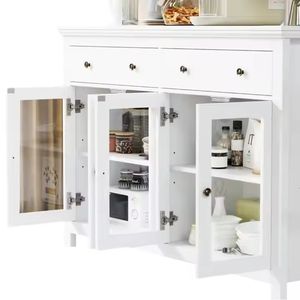 लिविंग रूम, बेडरूम और कई दृश्यों के लिए du की सबसे अधिक बिकने वाली आधुनिक शैली ठोस लकड़ी भंडारण कैबिनेट - Product Image 5