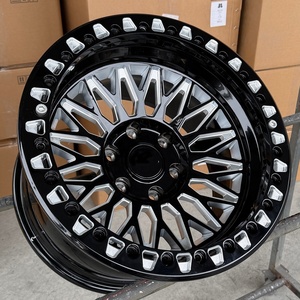Rines de Aleación de Aluminio Todoterreno 4X4 de 17x9 18*9J 20 Pulgadas con Beadlock Real, 6x135 6x139.7, Acabado Mecanizado para Camionetas - Product Image 2