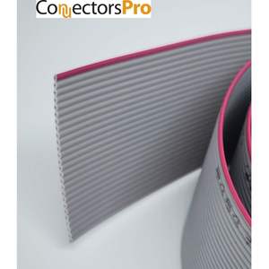 Accesorios para PC, Cable Plano de 26 Pines, 10 Pies, Gris, Paso de 2.54mm, PVC Multifilar para Conectores FFC FPC - Product Image 3