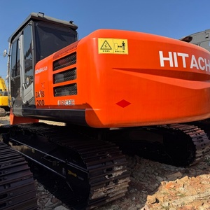 รถขุดขนาดใหญ่ HITACHI Zx200 มือสอง ราคาโรงงาน 20 ตัน รถขุดไฮดรอลิกแบบตีนตะขาบ คุณภาพสูง ชั่วโมงการทำงานต่ำ - Product Image 3