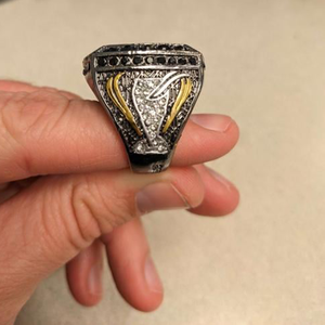 LAFC REVELA <span class=keywords><strong>2022</strong></span> Copa de Fútbol <span class=keywords><strong>MLS</strong></span> ANILLOS DE CAMPEONATO - Product Image 4
