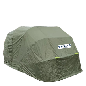Abri de voiture moderne de luxe, pliable et rétractable, super robuste, avec toit en arche, imperméable, portable, avec cadre métallique verrouillable, tente de <span class=keywords><strong>garage</strong></span> - Product Image 3