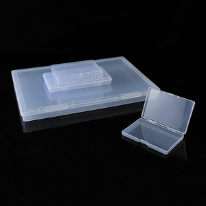 Transparent Plastic Storage Box Rectangle PP Material With Lid For Office Organizer Parts Tools Jewelry Stationery - Product Image 2