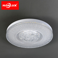 Nouvelle Lampe de Plafond LED UFO Ronde Blanche à Culot E27, 18W, 24W, 36W, 48W, en Plastique, Large Plage de Tension, 1CCT/WCCT, pour Éclairage Intérieur - Vente Chaude 2026