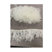 Tissu de Mariée Élégant en Dentelle de Plumes de Coq Légère Faite à la Main, Écologique, Résistante à l'Abrasion et Anti-Bactérienne