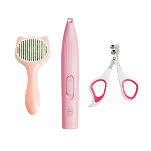 ชาร์จสัตว์เลี้ยงเครื่องเล็มขนสุนัขด้วยตนเองแปรงลื่นทำความสะอาดขนสัตว์เลี้ยงหวีหวีตัดเล็บหลุมทำความสะอาดและความงาม - Product Image 6