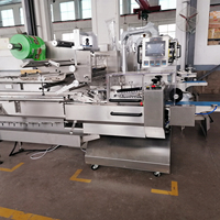 Machine à emballer horizontale automatique de pâtisserie de boulangerie Brioche Brioches Machine à emballer de gâteau