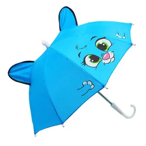 Creatieve En Schattige Kinderparaplu Mannelijke En Vrouwelijke Oor Paraplu Rekwisieten Mini Dans Speelgoed 1-2 Jaar Oude Baby Zonnescherm Paraplu