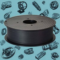 ASA carbon fiber 1KG 1.75mm 3D-print filament voor buitengebruik, UV-bestendig, weerbestendig en slagvast ASA CF filament