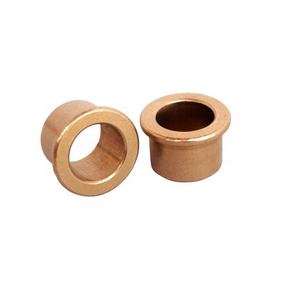 ULK Бронзовый спеченный сферический подшипник, части для металлургии порошка, Спеченная латунь, графит, бронзовая Фланцевая втулка для двигателя - Product Image 1