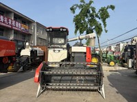 Moteur diesel turbo 4 cylindres d'occasion pour moissonneuse-batteuse de riz et de blé EX108Q-S, avec tarière de déchargement longue et faible perte de grain