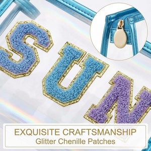 Bolsa de Protección Solar Transparente, Bolsa de Aseo para Maquillaje, Artículos Esenciales para Vacaciones en la Playa para Mujeres y Adolescentes, Canasta de Pascua, Bolsa de Maquillaje con Logotipo Personalizado - Product Image 4
