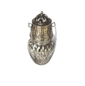 New Arrival Hanging Glass Votives <b>Tea</b> Light Holder Silver Finish Metal Candle Holder for Wedding <b>Parties</b> Christmas Home <b>Decor</b> - Product Image 1