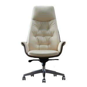 Foshan manufacturer luxury ergonomic office chair price executive chairs leather genuine - Product Image 2