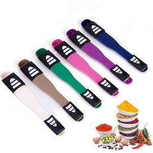 Wholesale Online Hot Selling 9 Scales Adjustable BPA Free Plastic Coffee <b>Measuring</b> <b>Spoon</b> in Tools With Scale Measurement - Product Image 1