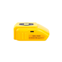 Chargeur de batterie pour mini perceuse pour outils électriques au lithium DeWalt 20V, adaptateur DCB200B avec lumière de travail LED pour DCB204