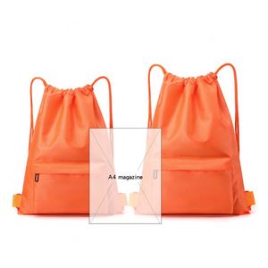 Sac à dos léger unisexe à cordon de serrage, grande capacité, imperméable, pour le sport, la remise en forme, les voyages, la randonnée, la natation, en polyester - Product Image 2