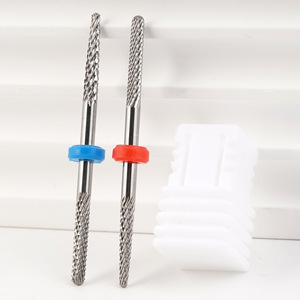 Nghề Khoan Bits <span class=keywords><strong>2</strong></span> Trong <span class=keywords><strong>1</strong></span> Dual-Kết thúc Không Tráng Điện Nail Khoan <span class=keywords><strong>Bit</strong></span> Cho Nail Khoan Máy Nail Công Cụ - Product Image 2