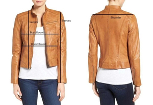 Veste en cuir de mouton véritable aviateur pour <span class=keywords><strong>femme</strong></span> Veste en fourrure de moto décontractée d'hiver recadrée Veste en cuir d'agneau - Product Image 6