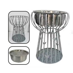 Meubles décoratifs de foyer de conception moderne d'acier inoxydable pour la maison jardin station de vacances hôtel bureau foyer décoratif - Product Image 4