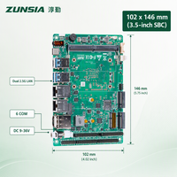 Carte mère industrielle sans ventilateur de 3,5 pouces avec processeur Wildcat Lake, 6 ports COM, double LAN 2,5G, alimentation CC 9-36V, large plage de température