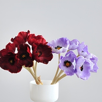 Bouquet de chrysanthèmes artificiels réalistes, arrangement de fleurs en soie, plus de 30 tiges, décoration florale faite à la main pour mariage et maison