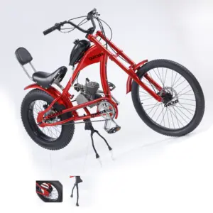 2-takt Gemotoriseerde Fiets 80cc Gemotoriseerde Chopper Fiets Bicimotor Fiets 85 Cc