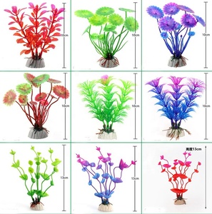 Décoration de paysage aquatique de simulation, ornements pour aquarium, plante d'aquarium en plastique de 12 cm pour aquarium - Product Image 4