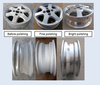 Polisseuse de roues en alliage d'aluminium, machine de finition vibrante, polisseuse de roues