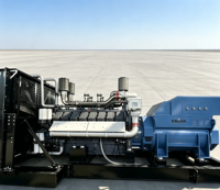 Générateur diesel industriel refroidi par air de 2000 kW triphasé alimenté par un moteur WUXI POWER