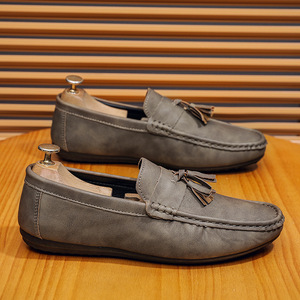 Chaussures pour hommes de <span class=keywords><strong>marque</strong></span> de créateur, mocassins plats, style bateau, pour la marche, en vente chaude - Product Image 4